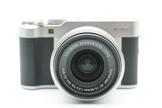 FUJIFILM X-A5 Digital Camera silver w XC 15-45mm lens #011