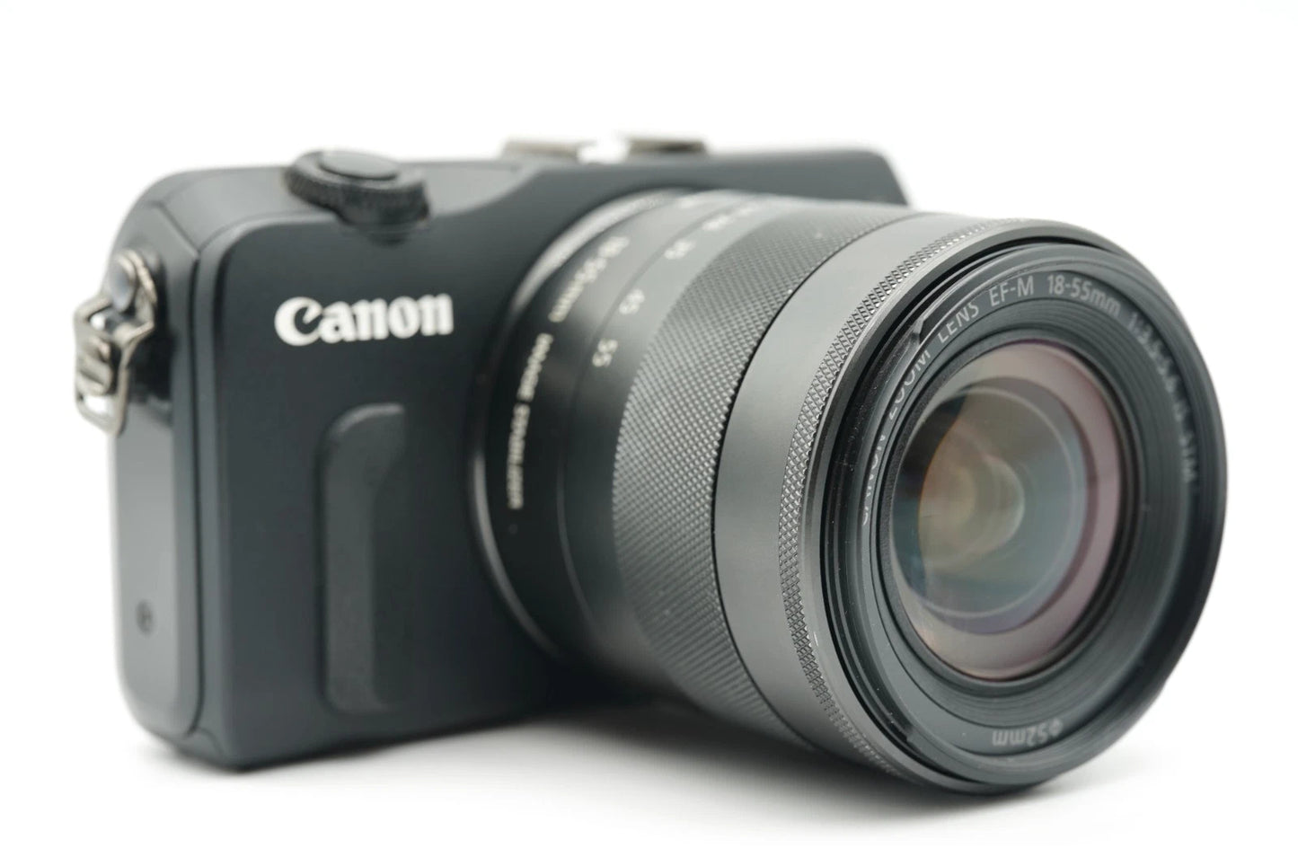 Canon EOS M black Digital Camera w 18-55mm lens #009