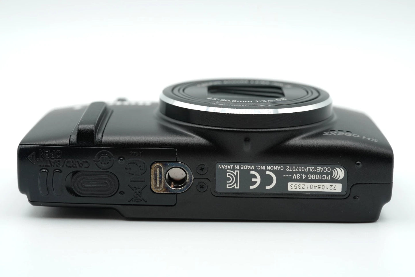 Canon Powershot SX280 HS Digital Camera Black 20x Zoom lens #009