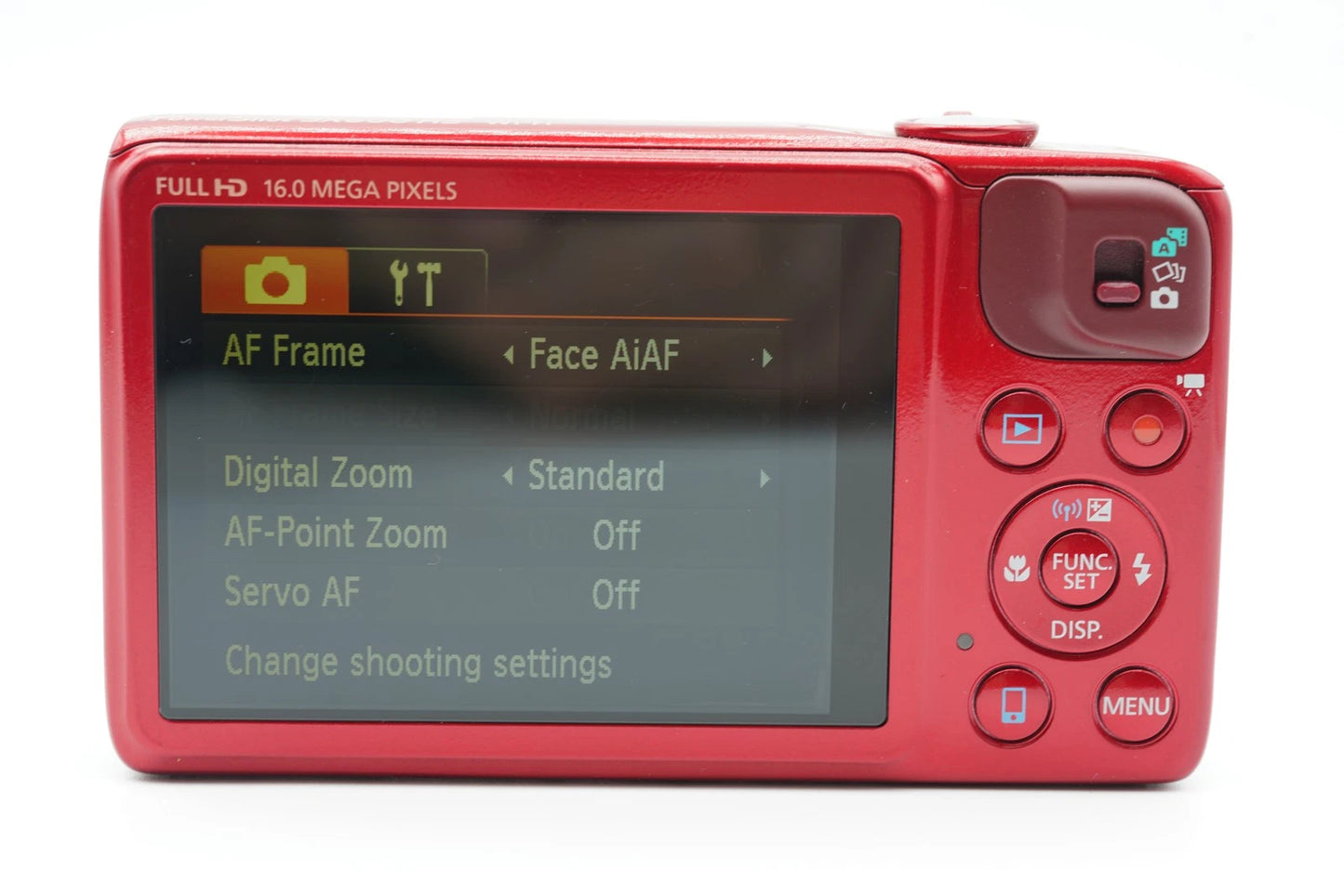 Canon PowerShot SX600 HS Digital Camera 18x Zoom lens RED #001