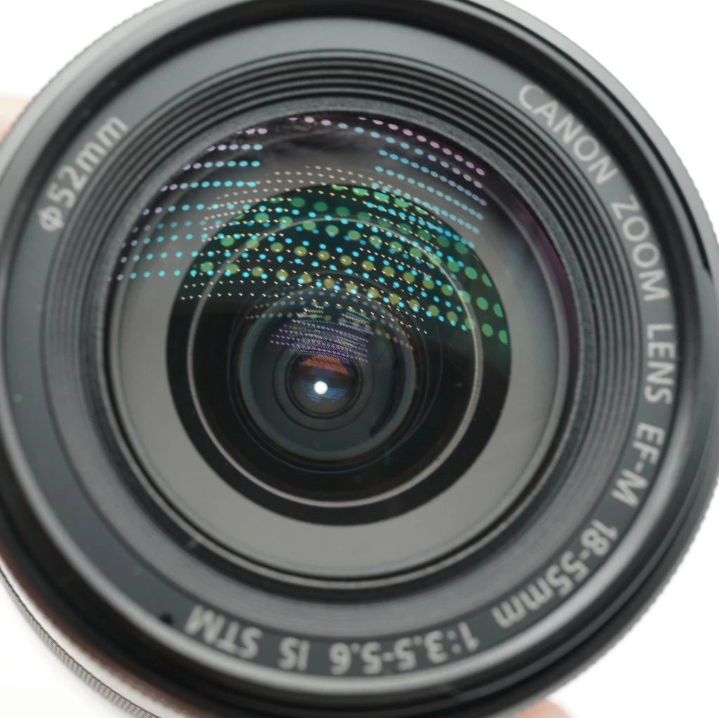 Canon EOS M black Digital Camera w 18-55mm lens #009