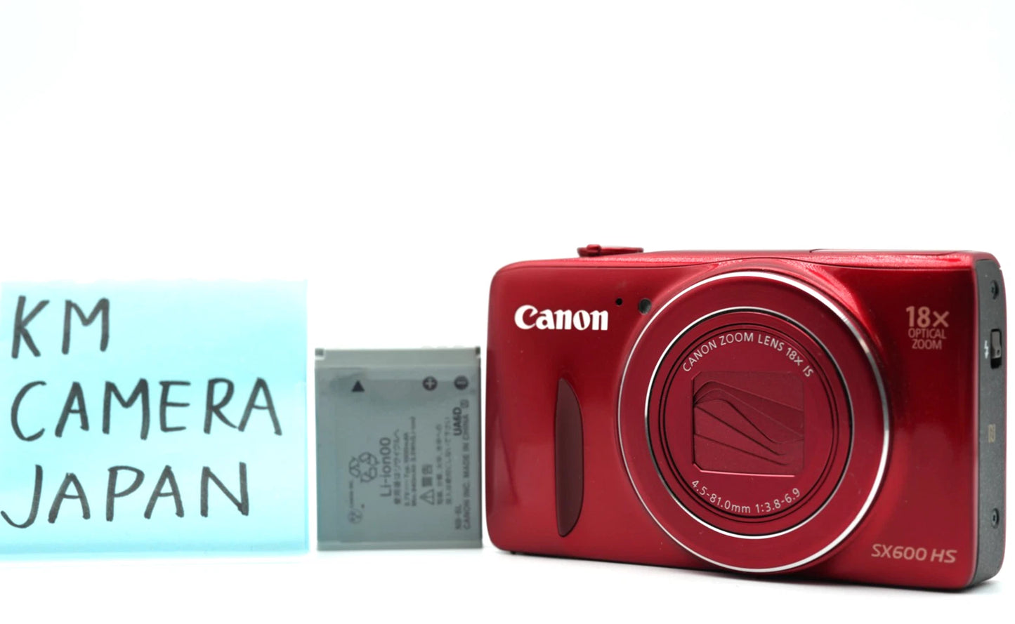 Canon PowerShot SX600 HS Digital Camera 18x Zoom lens RED #001