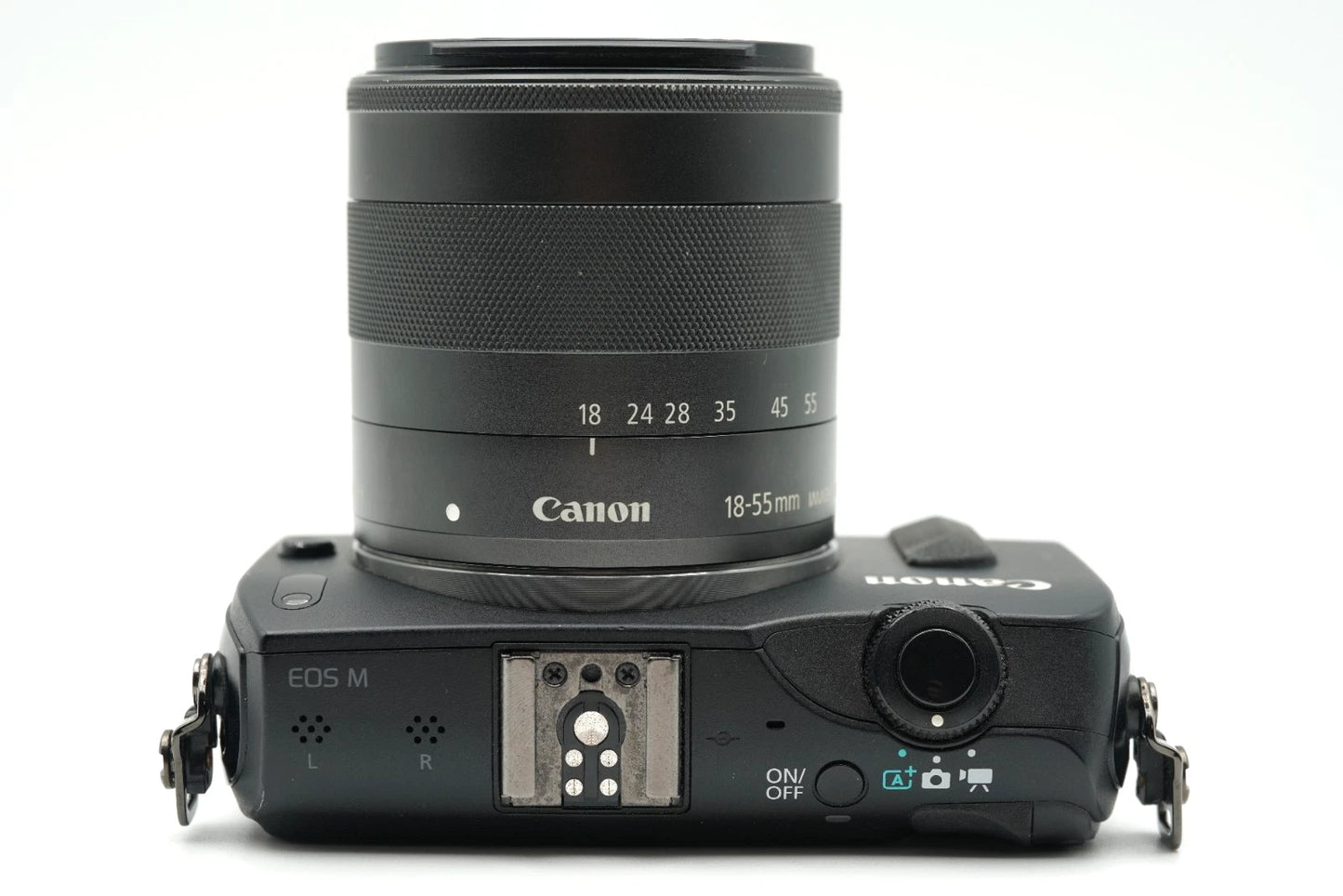 Canon EOS M black Digital Camera w 18-55mm lens #009