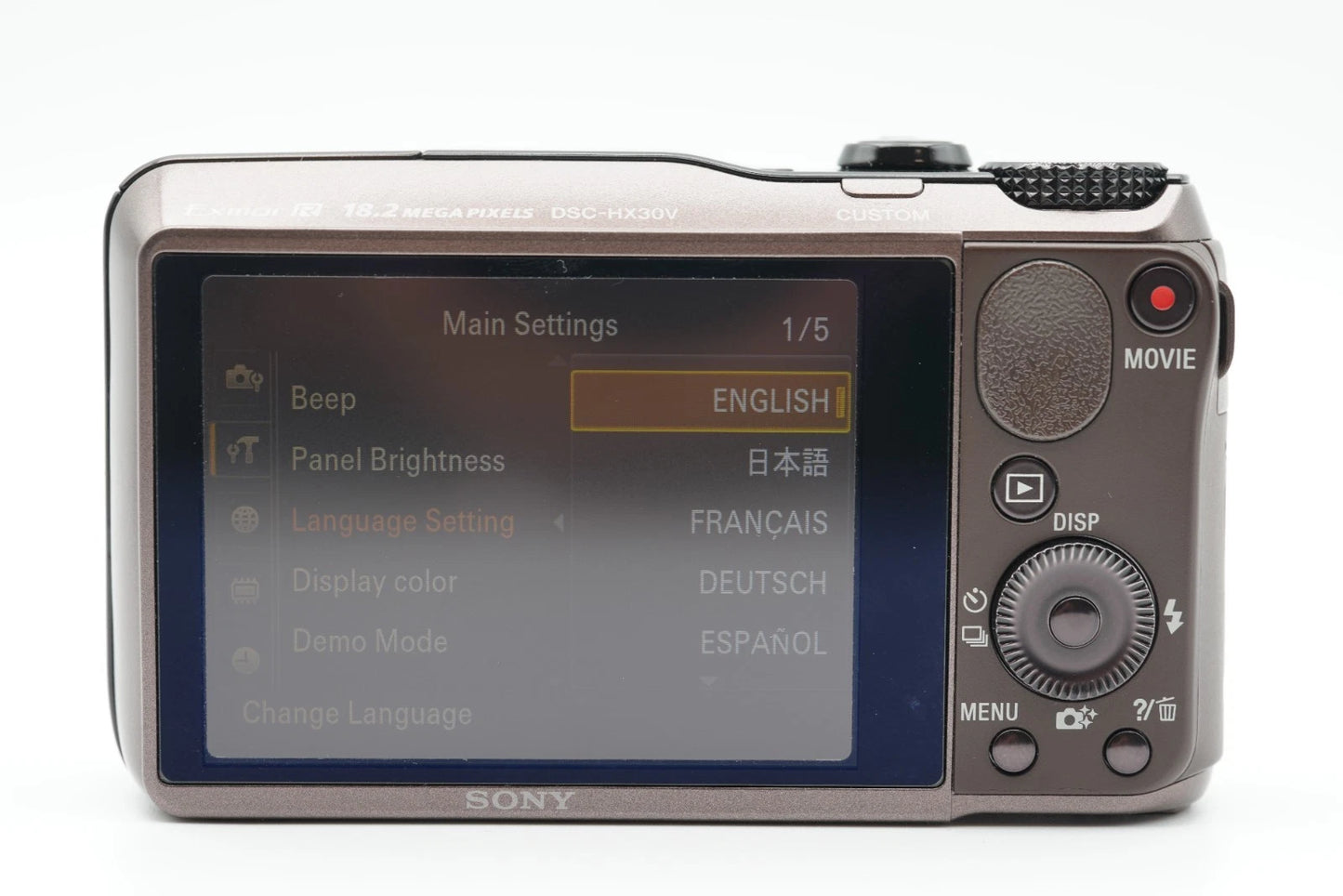 Sony Cyber-shot DSC-HX30V Digital Camera Brown #003