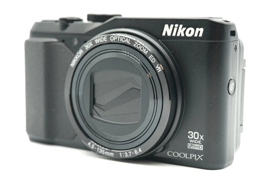 Nikon Coolpix S9900 16.0MP 30x Digital Camera Black zoom lens #01