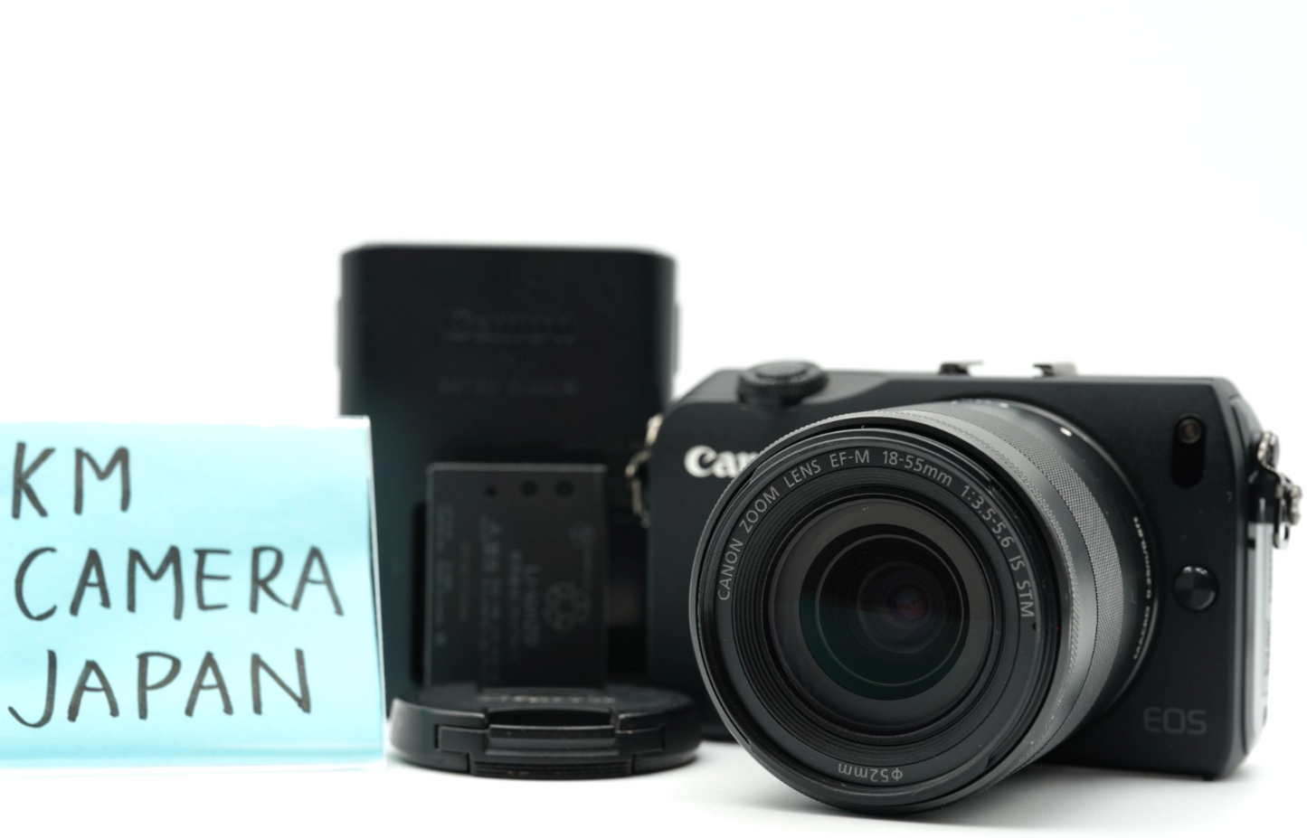 Canon EOS M black Digital Camera w 18-55mm lens #009