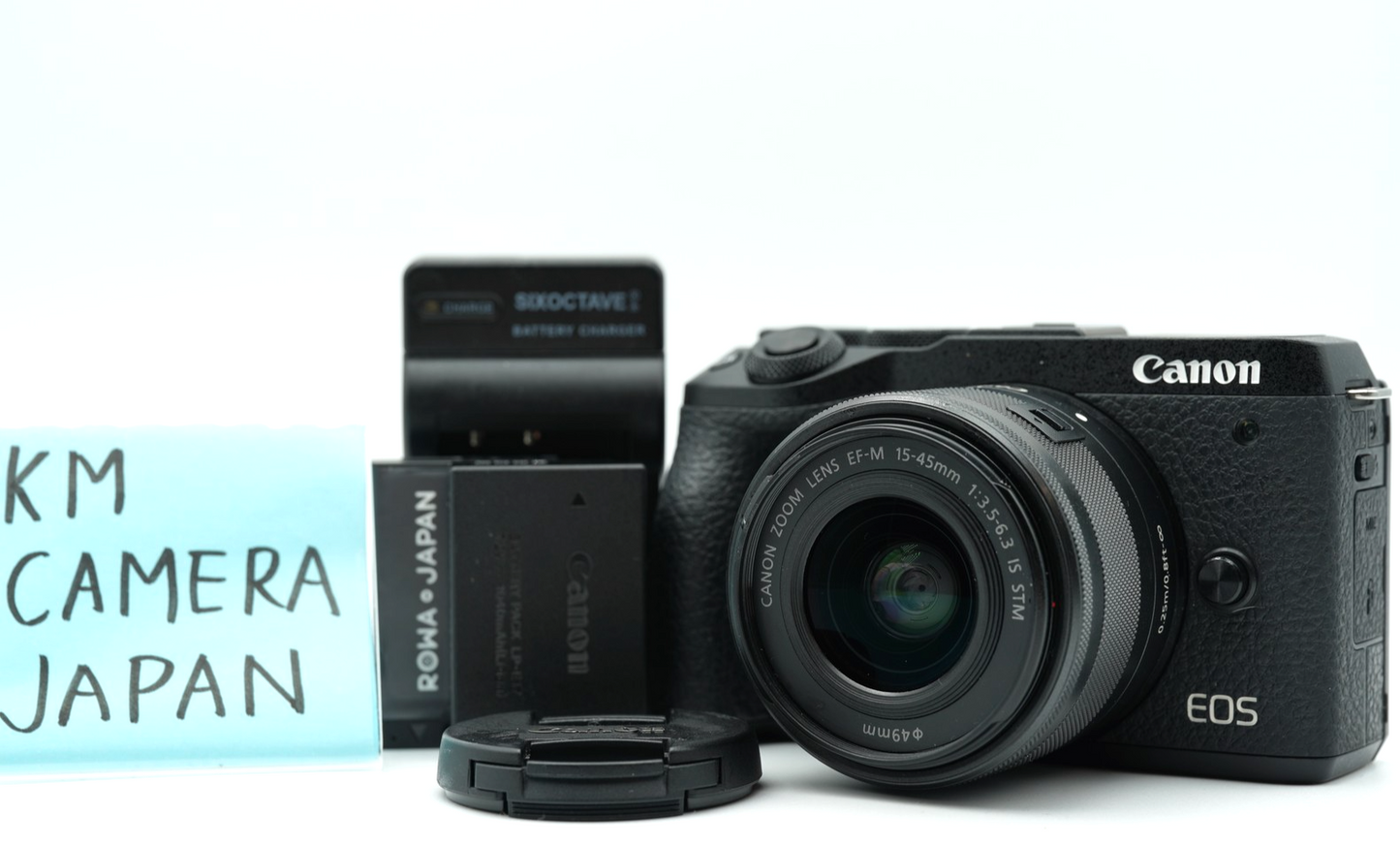 Canon EOS M6 Mark II Mirrorless Digital Camera w 15-45mm lens #01