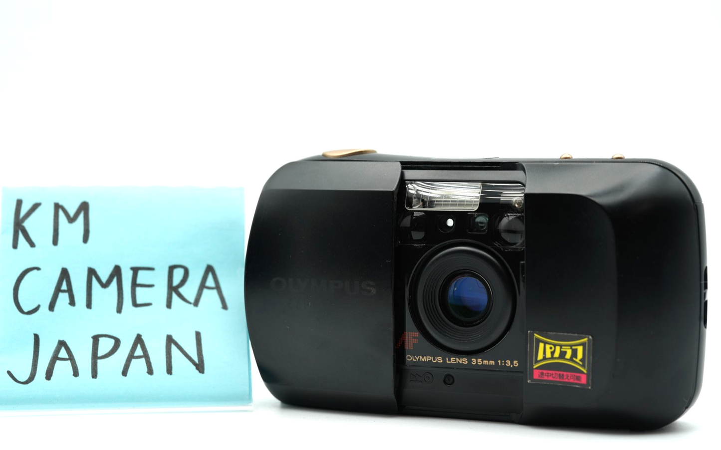 Olympus μ mju PANORAMA 35mm Point & Shoot Film Camera black #001