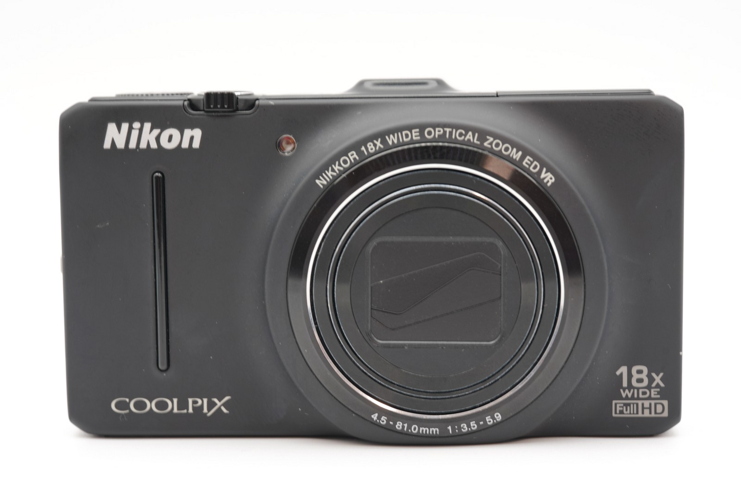 Nikon Coolpix S9300 Black 16.0MP Digital Camera zoom lens #006