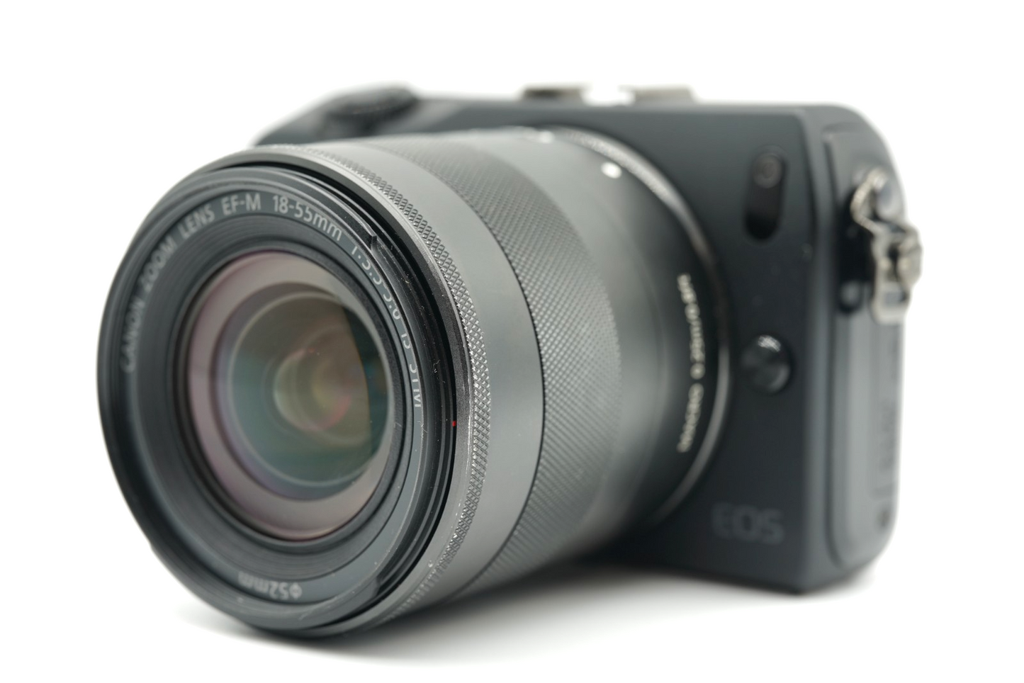 Canon EOS M black Digital Camera w 18-55mm lens #009