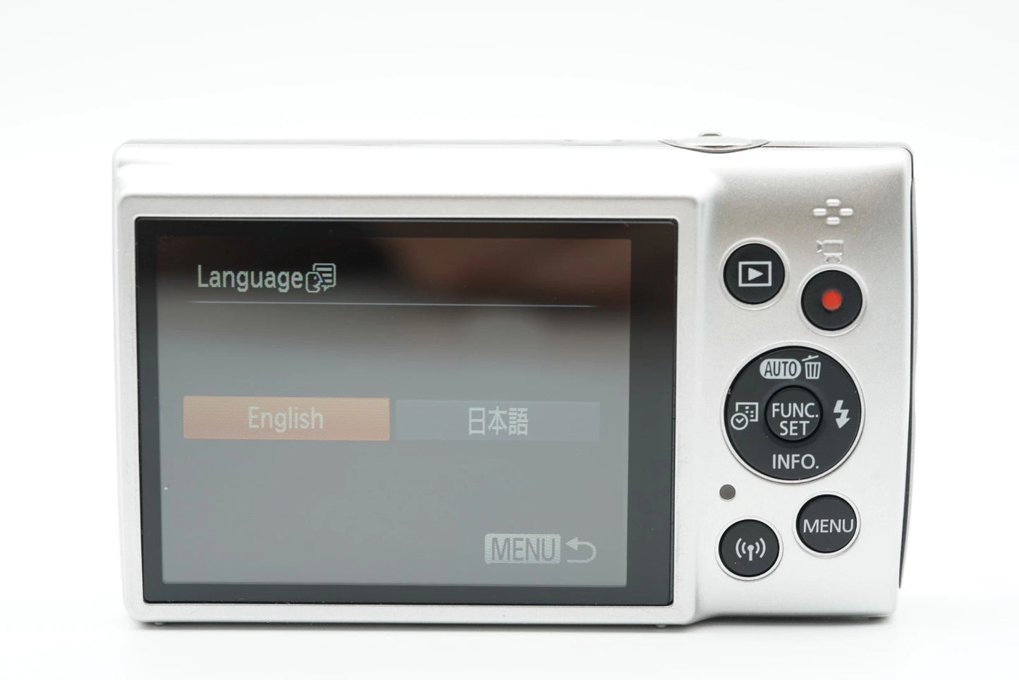 Canon PowerShot IXY 200 ELPH 185 digital Camera 180 Silver #027